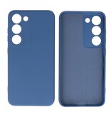 Fashion Color TPU etui til Samsung Galaxy S23 Navy