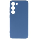 Fashion Color TPU etui til Samsung Galaxy S23 Navy