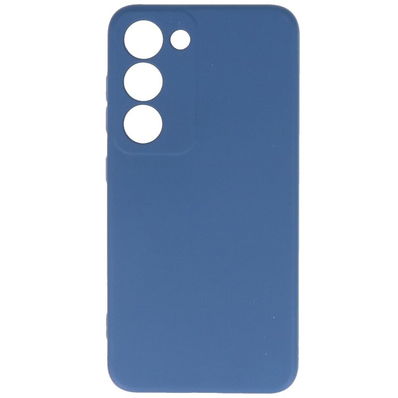Fashion Color TPU etui til Samsung Galaxy S23 Navy