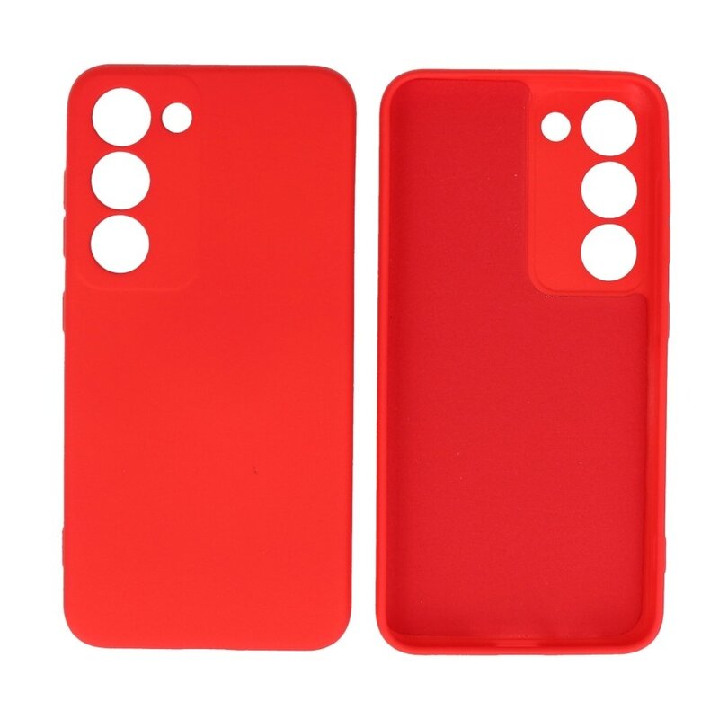 Fashion Color TPU Hoesje Samsung Galaxy S23 Rood
