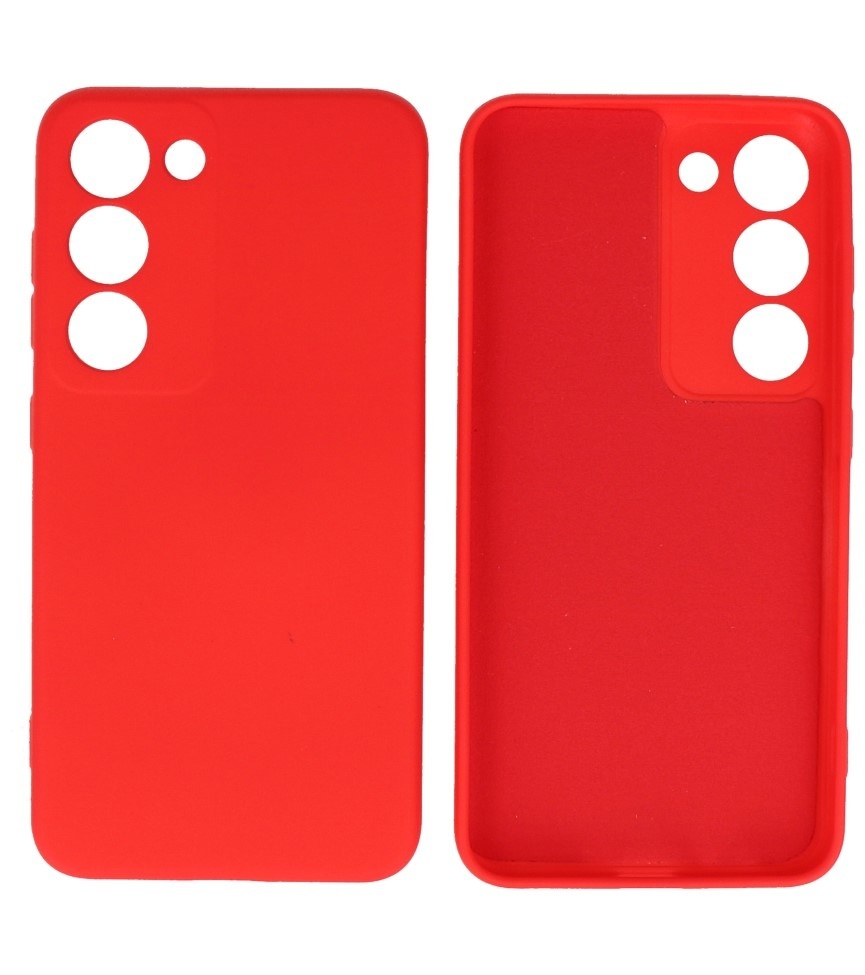 Fashion Color TPU Hoesje Samsung Galaxy S23 Rood