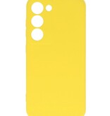 Fashion Color TPU Hoesje Samsung Galaxy S23 Geel