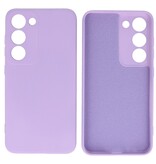 Fashion Color TPU Hoesje Samsung Galaxy S23 Paars