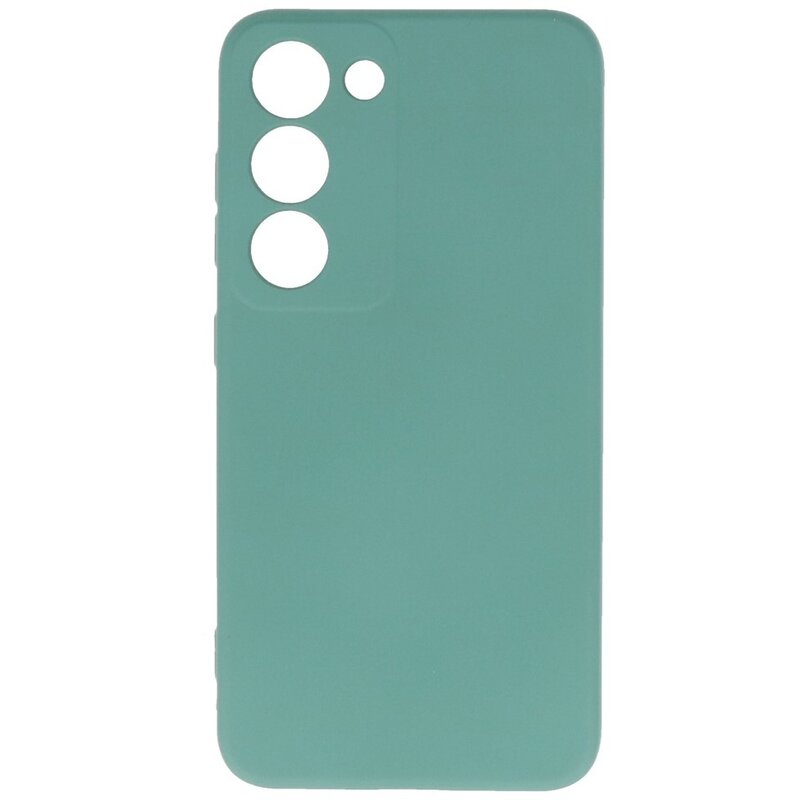 Fashion Color TPU-cover Samsung Galaxy S23 Mørkegrøn