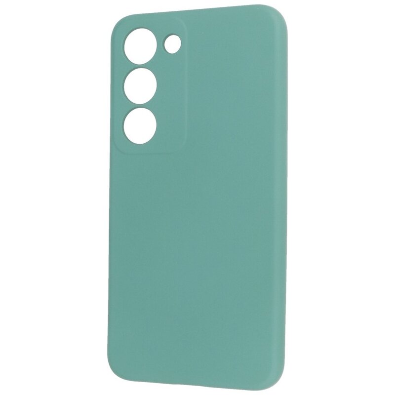 Fashion Color TPU Hoesje Samsung Galaxy S23 Donker Groen