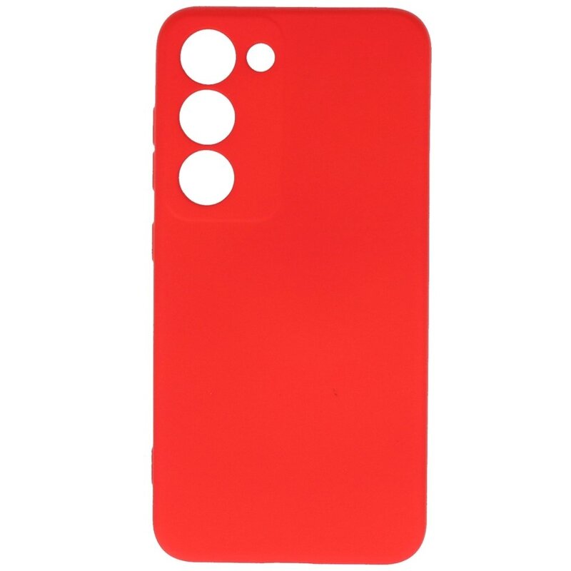 Fashion Color TPU-cover Samsung Galaxy S23 Plus Rød
