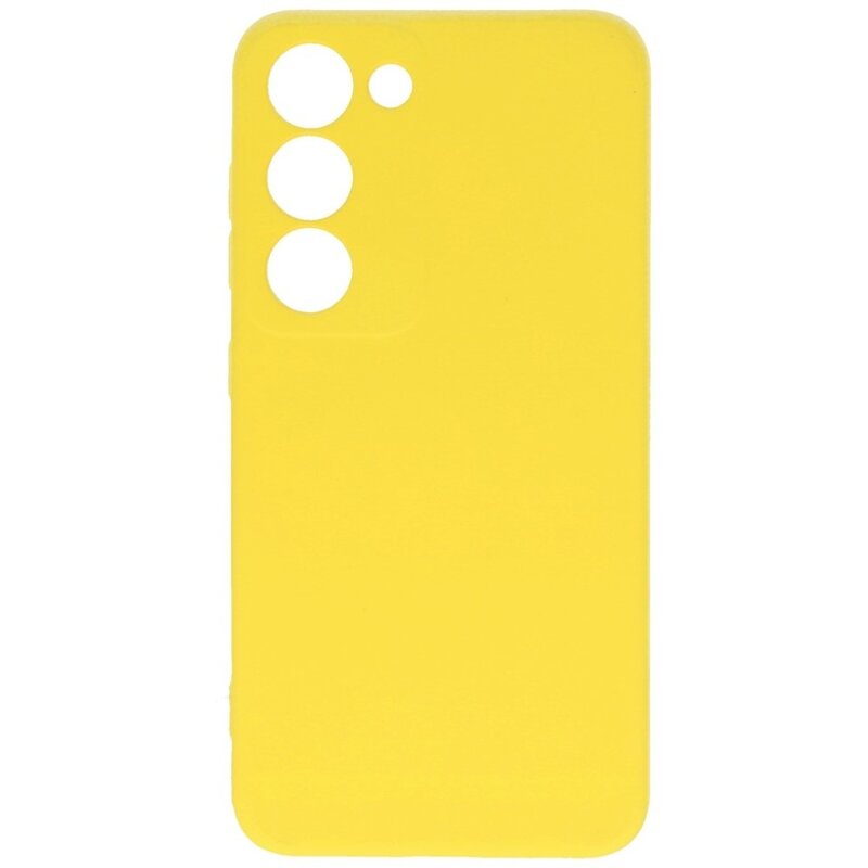 Custodia in TPU color moda per Samsung Galaxy S23 Plus gialla