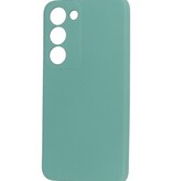 Fashion Color TPU-cover Samsung Galaxy S23 Plus Mørkegrøn