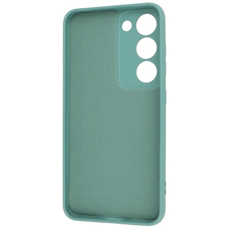 Fashion Color TPU Case Samsung Galaxy S23 Plus Dunkelgrün