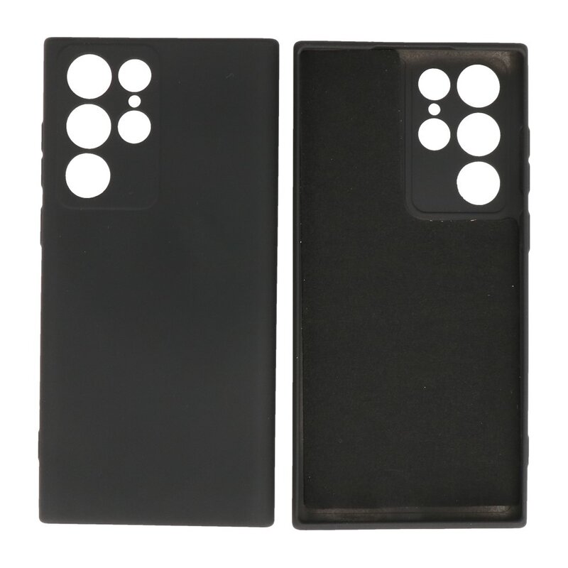 Custodia in TPU color moda per Samsung Galaxy S23 Ultra nera