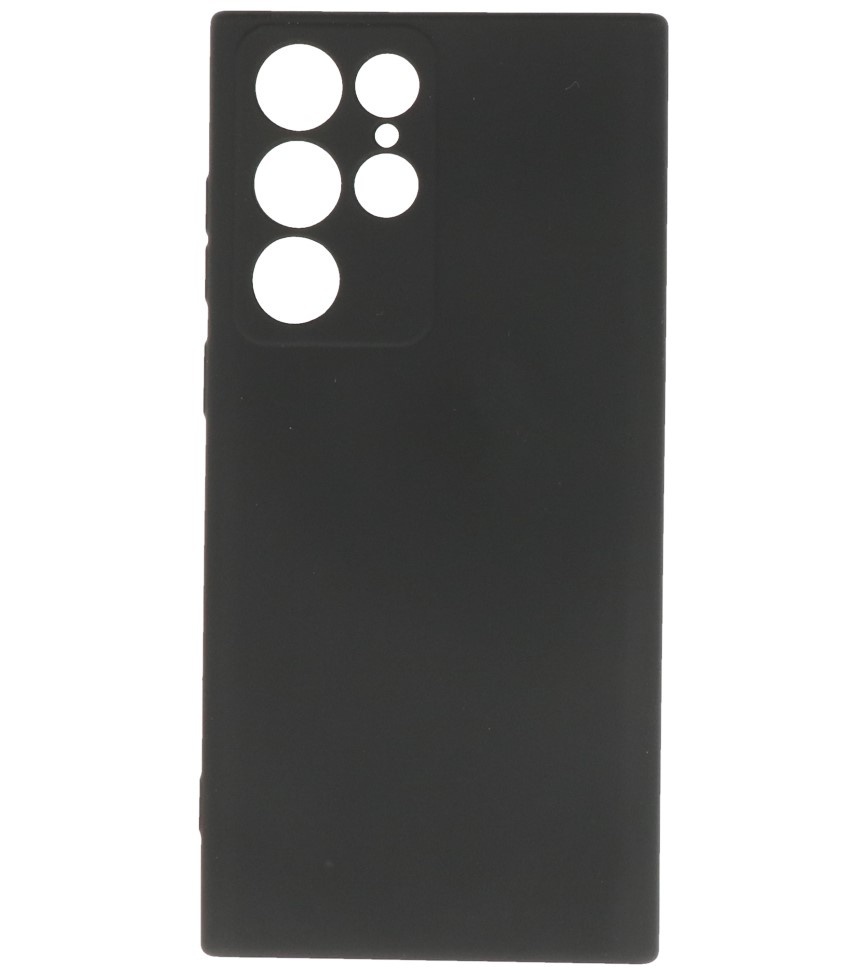 Coque en TPU Fashion Color Samsung Galaxy S23 Ultra Noir