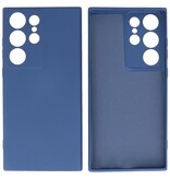 Fashion Color TPU Hoesje Samsung Galaxy S23 Ultra Navy