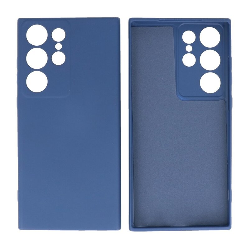 Fashion Color TPU Case Samsung Galaxy S23 Ultra Navy