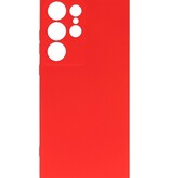 Fashion Color TPU Hoesje Samsung Galaxy S23 Ultra Rood