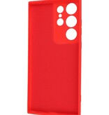 Fashion Color TPU Hoesje Samsung Galaxy S23 Ultra Rood