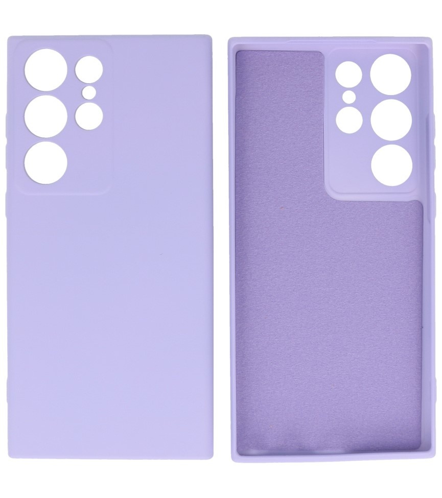 Fashion Color TPU-cover Samsung Galaxy S23 Ultra Purple