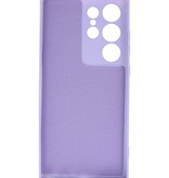 Fashion Color TPU Hoesje Samsung Galaxy S23 Ultra Paars