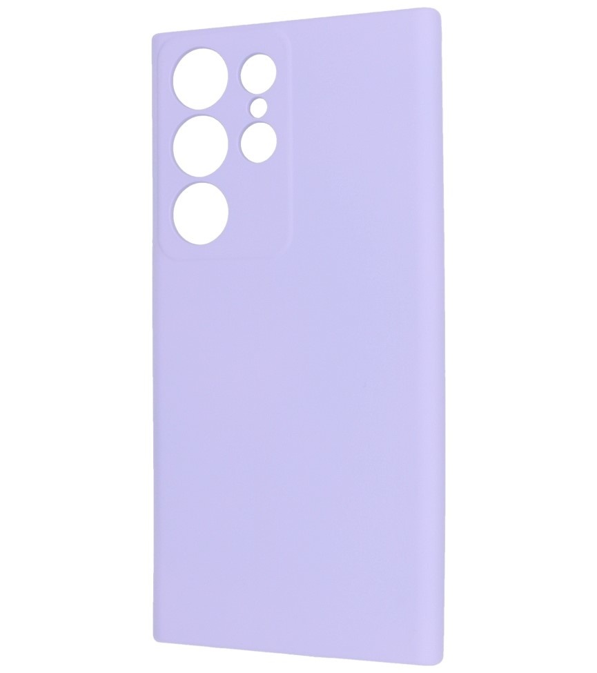 Custodia in TPU color moda per Samsung Galaxy S23 Ultra viola