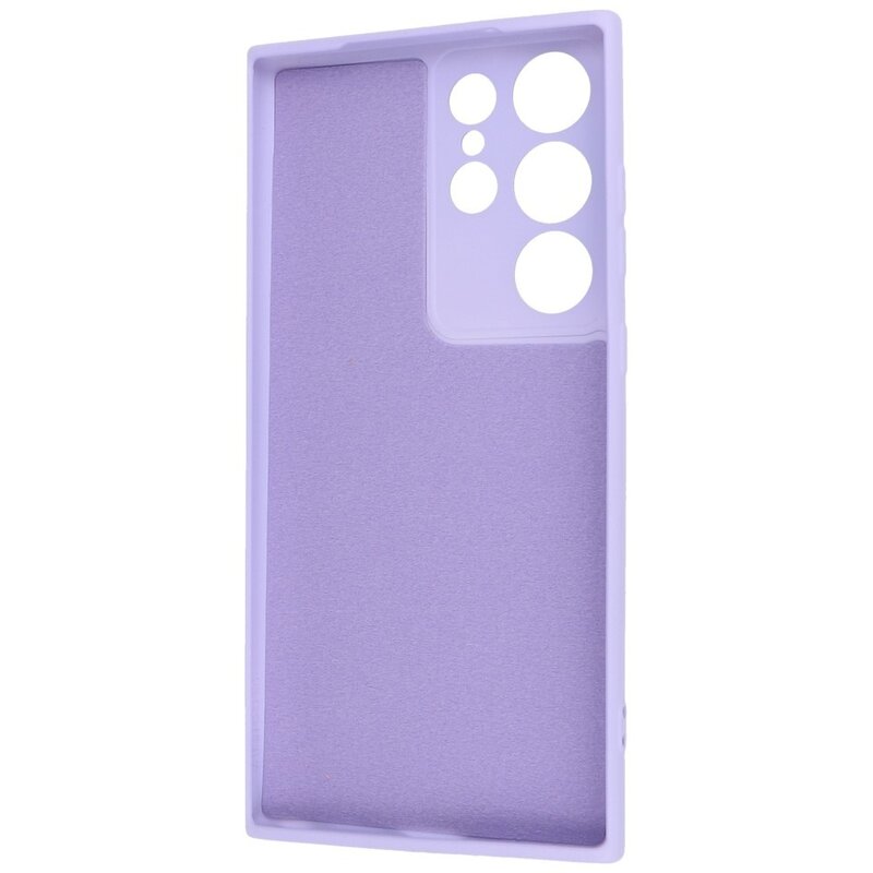 Custodia in TPU color moda per Samsung Galaxy S23 Ultra viola