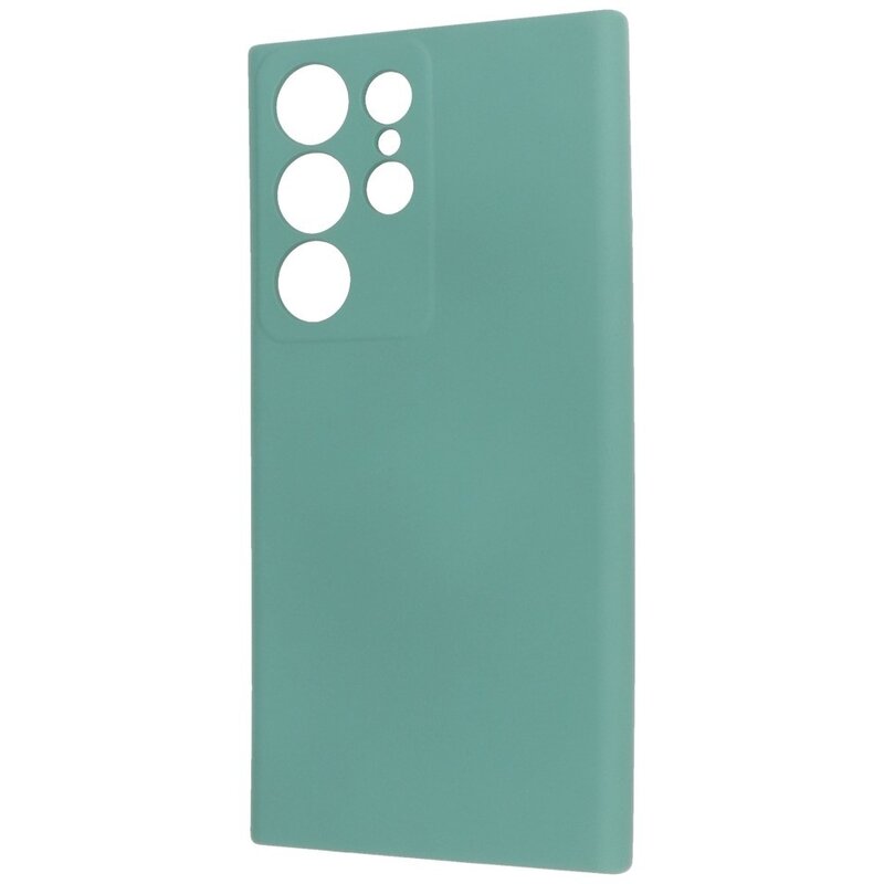 Custodia in TPU color moda per Samsung Galaxy S23 Ultra Dark Green