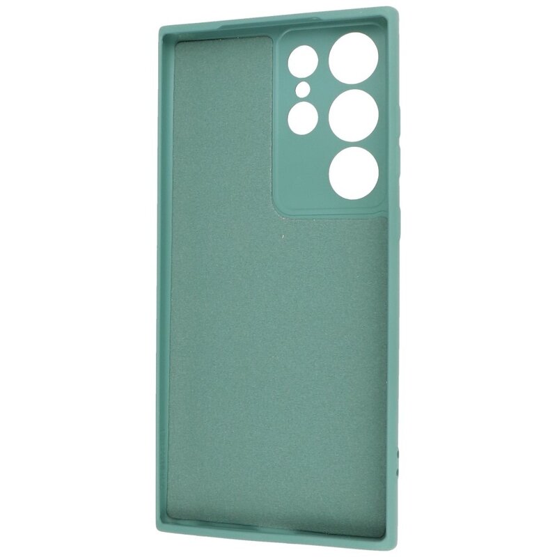Custodia in TPU color moda per Samsung Galaxy S23 Ultra Dark Green