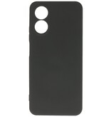 Fashion Color TPU-Hülle Oppo A38 Schwarz