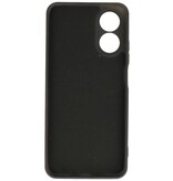 Custodia in TPU color moda per Oppo A38 nera