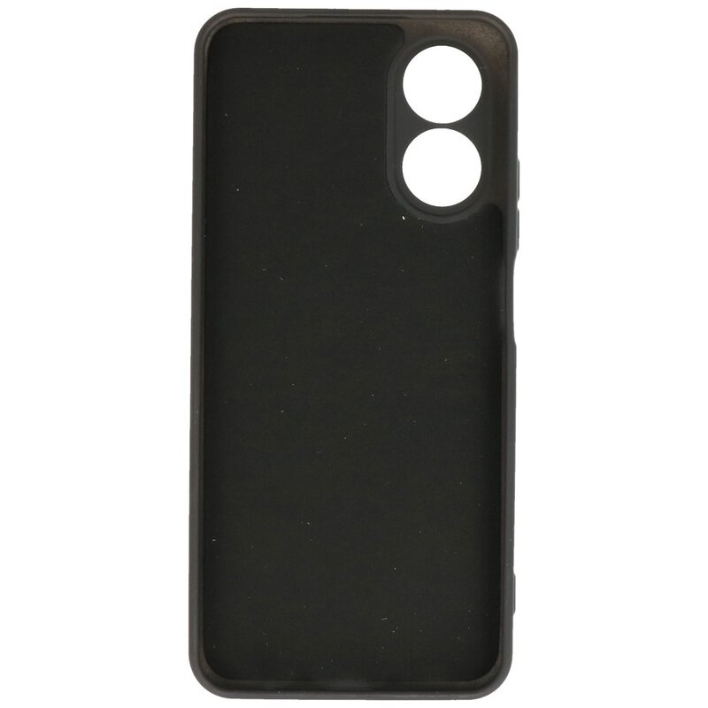Custodia in TPU color moda per Oppo A38 nera