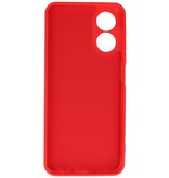 Custodia in TPU color moda per Oppo A38 Rossa