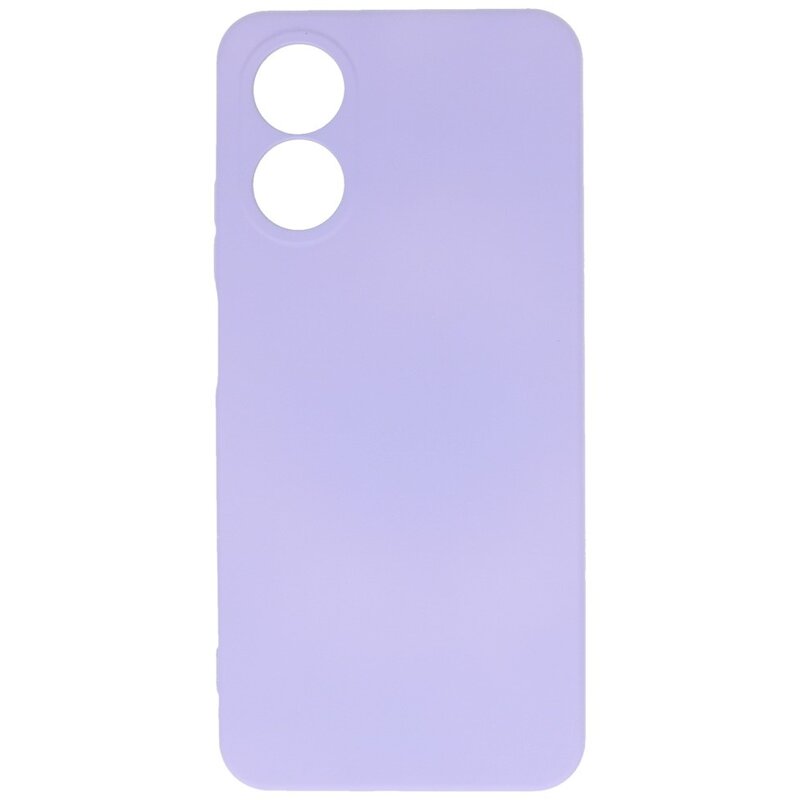 Fashion Color TPU Hoesje Oppo A38 Paars