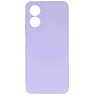 Fashion Color TPU Case Oppo A38 Purple