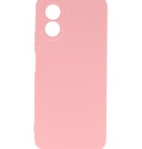 Fashion Color TPU-etui Oppo A38 Pink