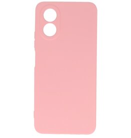 Fashion Color TPU Hoesje Oppo A38 Roze