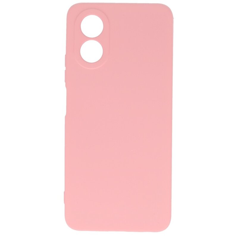 Fashion Color TPU Hoesje Oppo A38 Roze