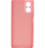 Fashion Color TPU-etui Oppo A38 Pink