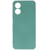 Coque TPU Fashion Color Oppo A38 Vert Foncé