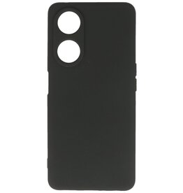 Fashion Color TPU-Hülle Oppo A98 5G Schwarz