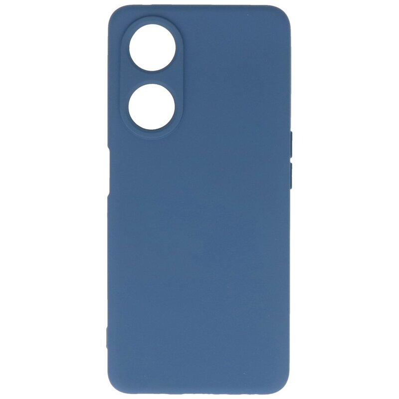 Custodia in TPU color moda per Oppo A98 5G Blu scuro
