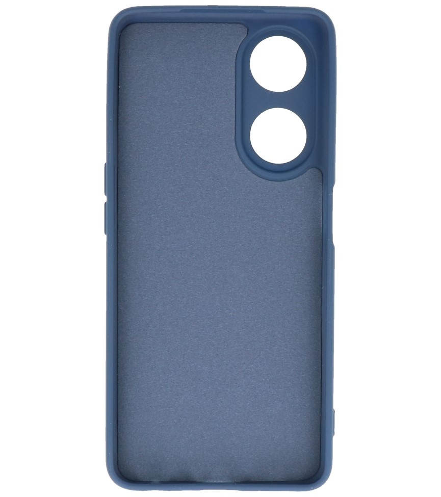 Custodia in TPU color moda per Oppo A98 5G Blu scuro