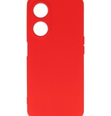 Fashion Color TPU-etui Oppo A98 5G Rød
