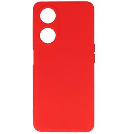 Custodia in TPU color moda per Oppo A98 5G Rossa