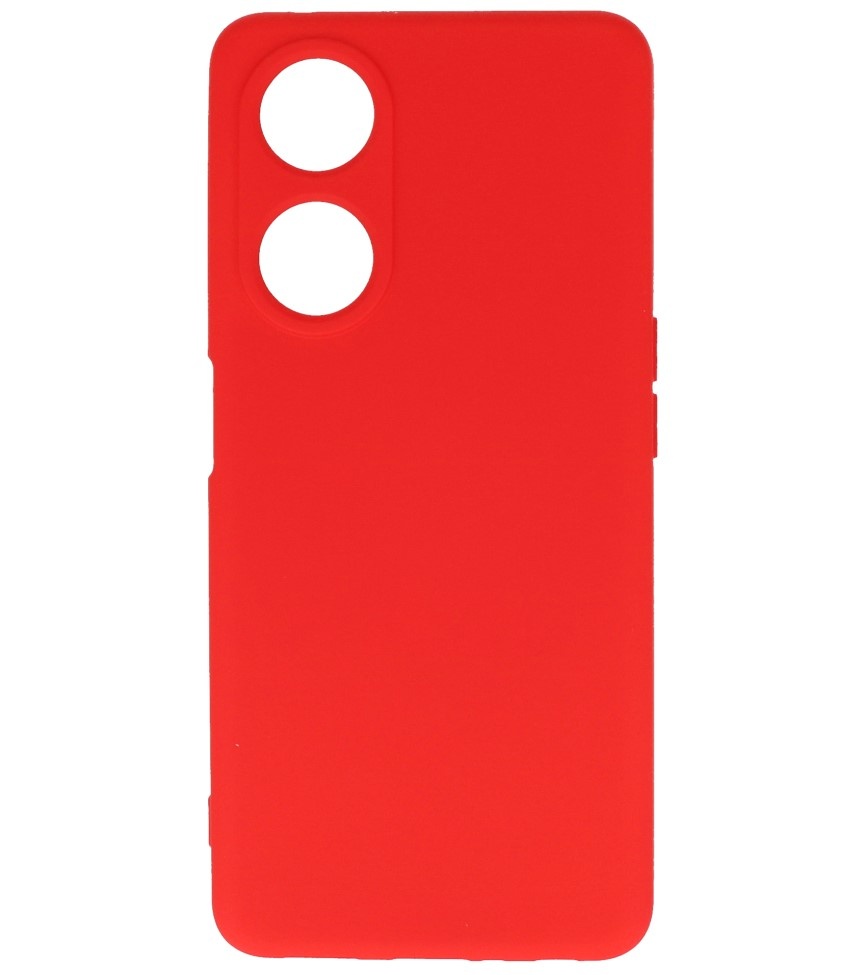 Coque TPU Couleur Mode Oppo A98 5G Rouge