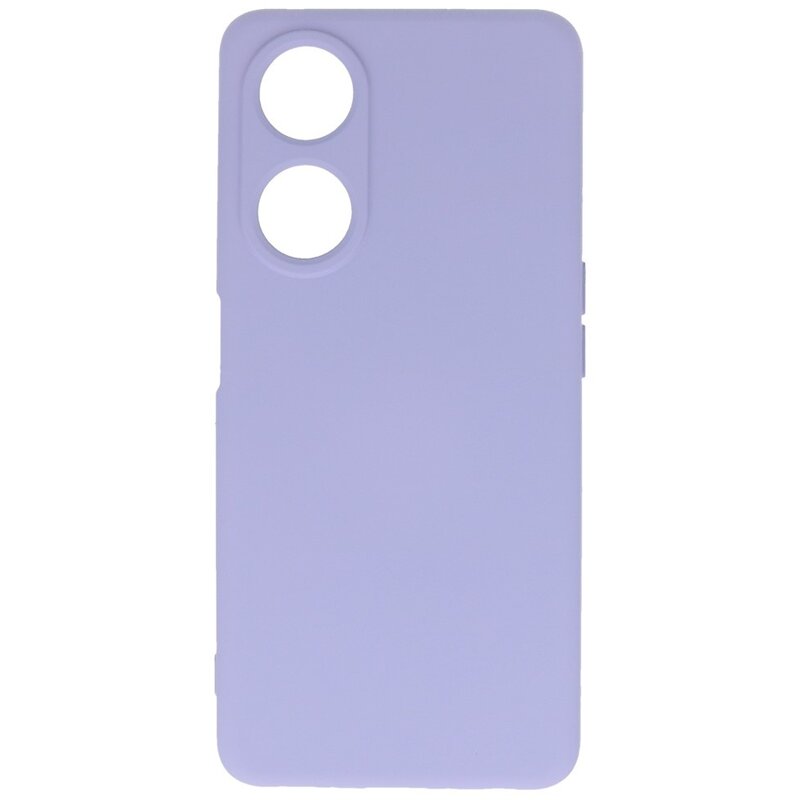 Coque TPU couleur mode Oppo A98 5G violet
