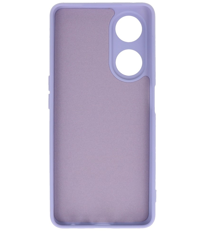 Coque TPU couleur mode Oppo A98 5G violet