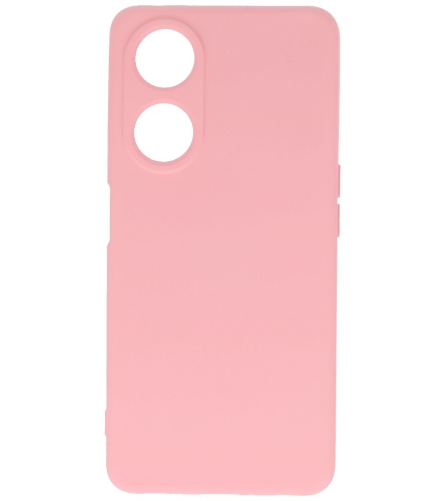 Coque en TPU couleur tendance Oppo A98 5G rose