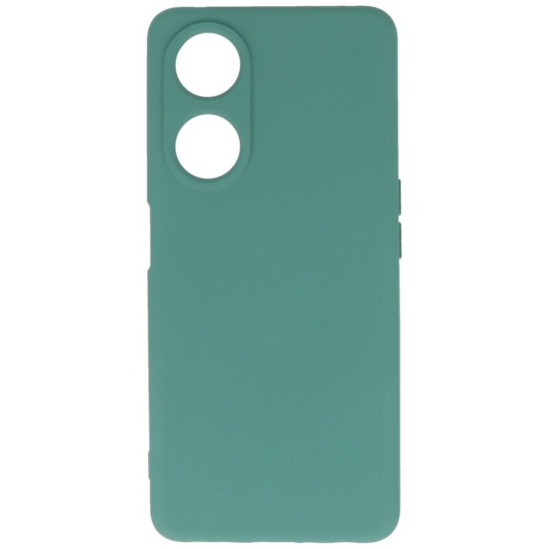 Custodia in TPU color moda per Oppo A98 5G verde scuro