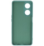 Coque en TPU couleur mode Oppo A98 5G vert foncé