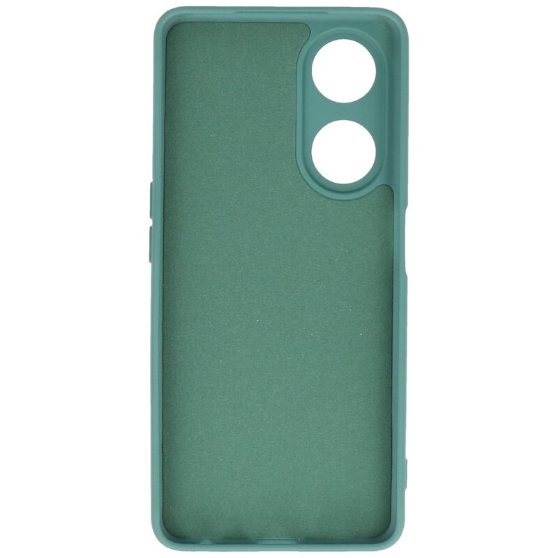 Custodia in TPU color moda per Oppo A98 5G verde scuro