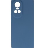 Modische farbige TPU-Hülle für Oppo Reno 10 5G – 10 Pro 5G, Marineblau