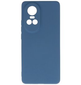 Fashion Color TPU Hoesje Oppo Reno 10 5G - 10 Pro 5G Navy